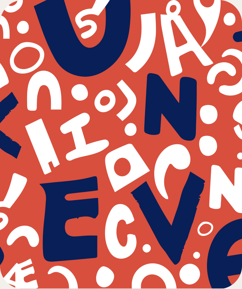 Folkeuniversitetet custom brand typography and colour palette
