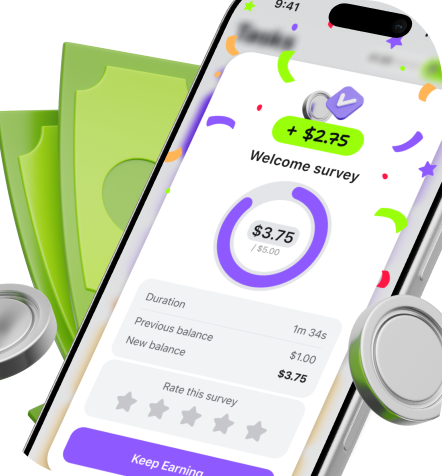 Survey rewards mobile app